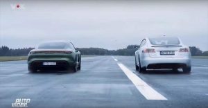 特斯拉Model S这次终于单挑保时捷Taycan了！ - 数字指南