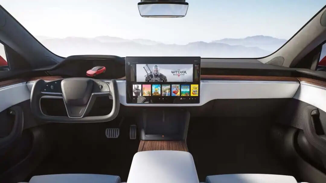 新款特斯拉Model S发布 全新内饰未来感十足-智客
