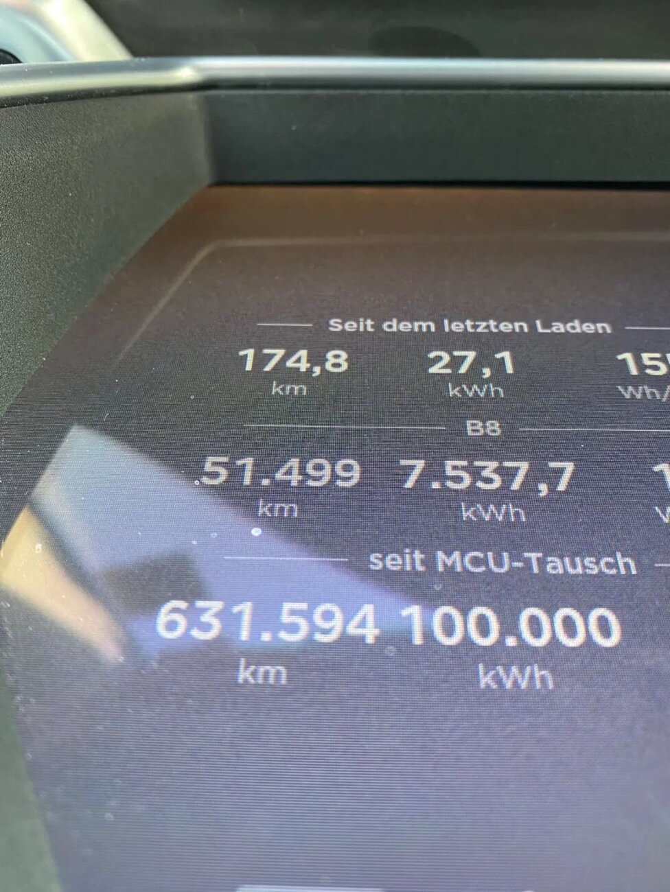 特斯拉Model S行驶里程再刷新 车主晒成绩单：130万公里
