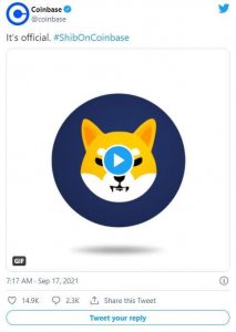 柴犬币在Coinbase上架人气高 两日暴涨逾40% - 数字指南